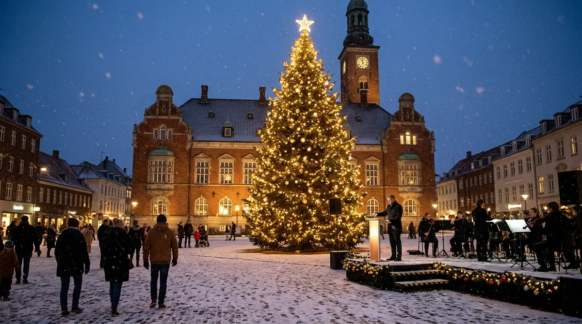 Juletræstænding på Rådhuspladsen i Aarhus, Aarhus