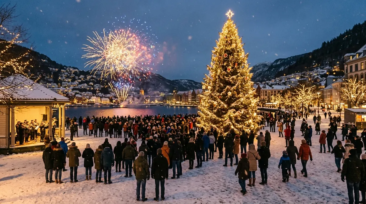 Lysfesten i Bergen, Bergen