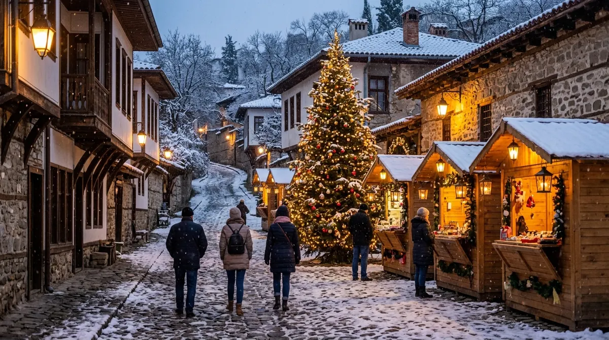 Коледен занаятчийски панаир — Старият град, Пловдив