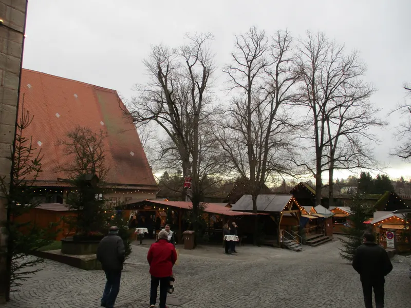 Weihnachtsmarkt im Hof in Dinkelsbühl