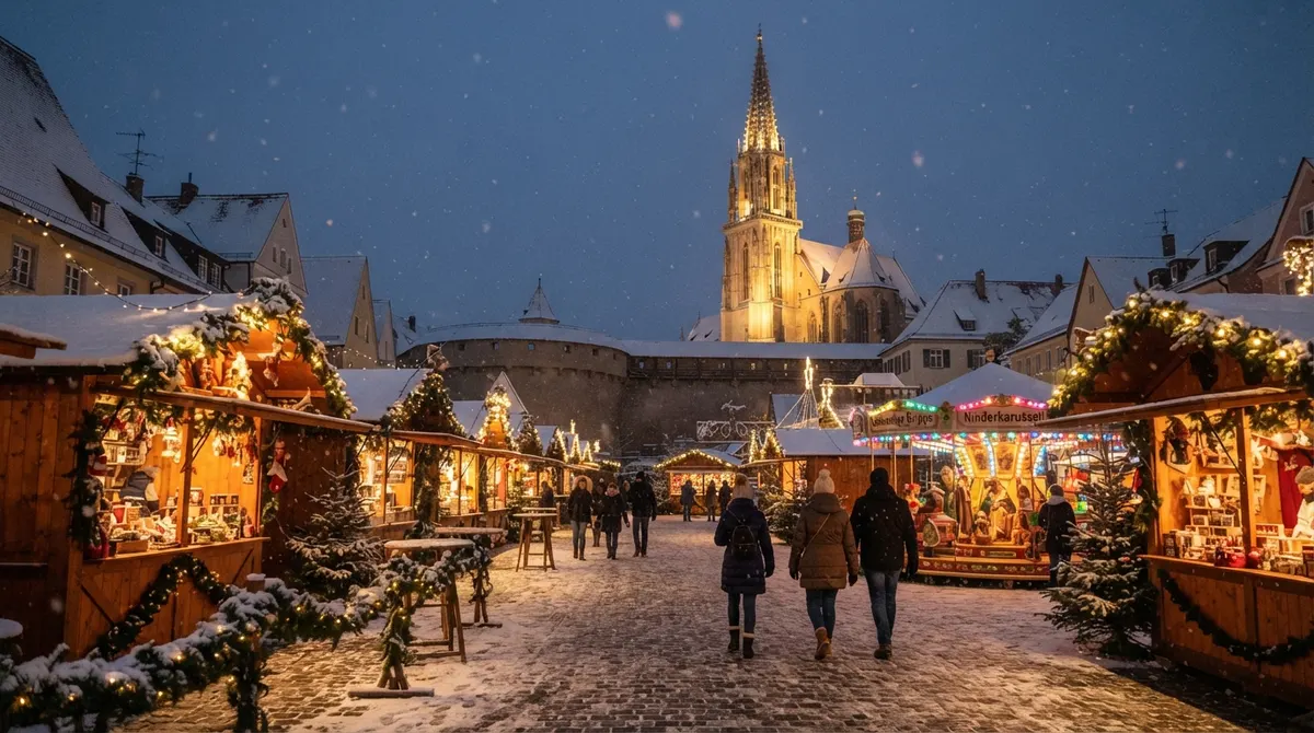 Romantischer Weihnachtsmarkt Nördlingen (Романтичний різдвяний ярмарок у Нердлінгені), Nördlingen