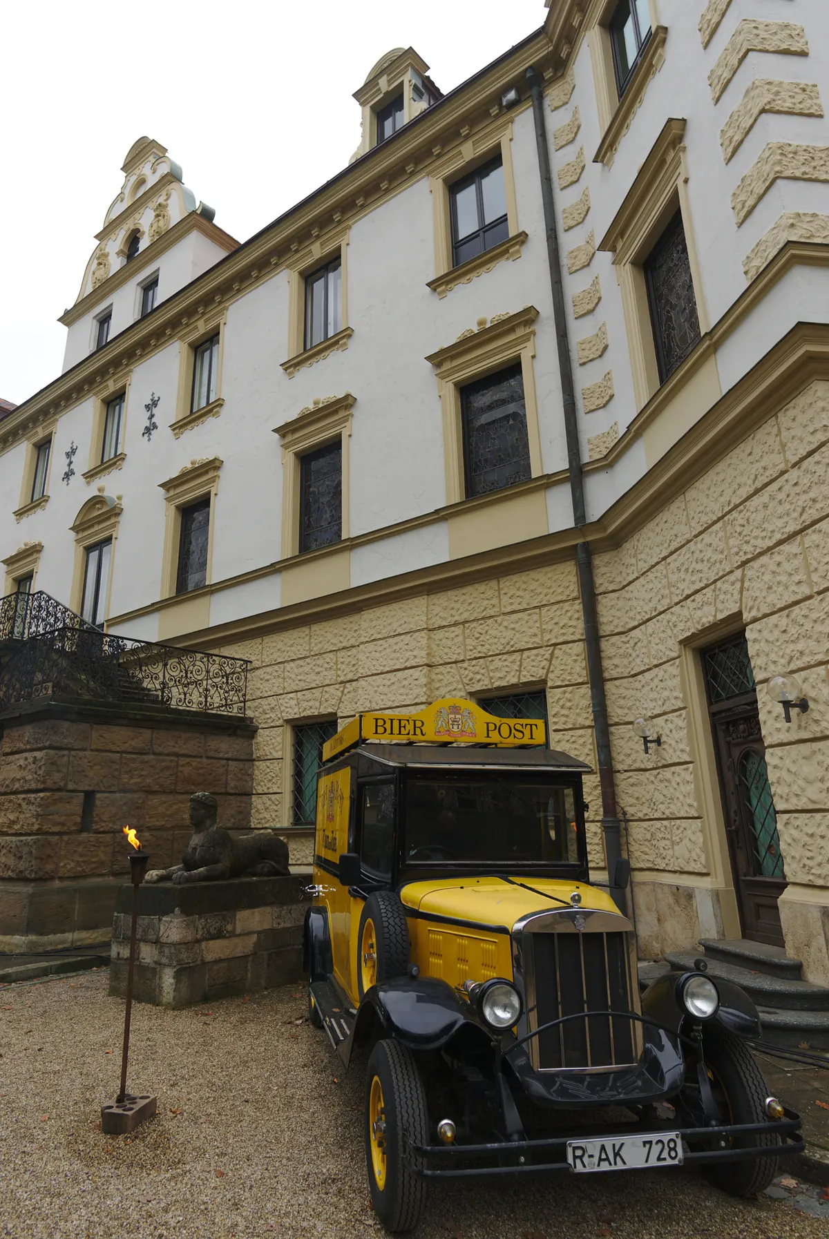 Bierpost-Stand am Schloss Thurn und Taxis in Regensburg