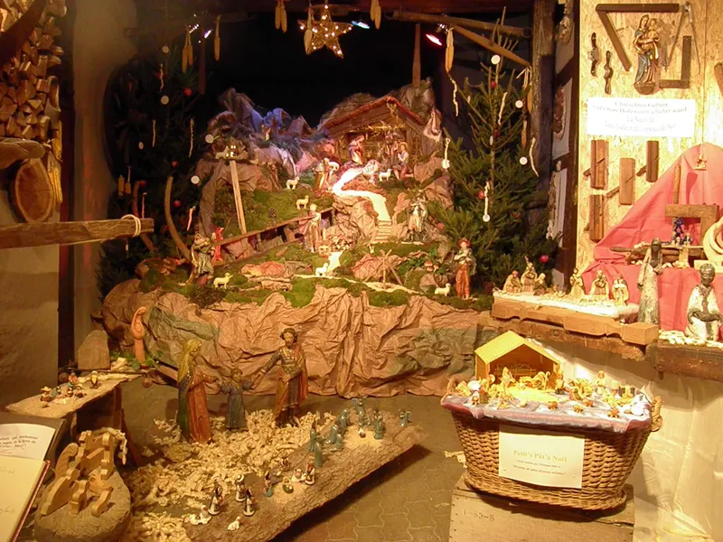 Crèche de Noël exposée à Orschwiller