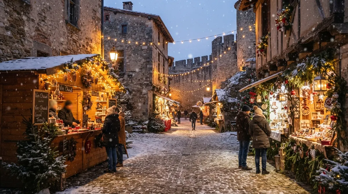 Marché de Noël de Pérouges, Pérouges