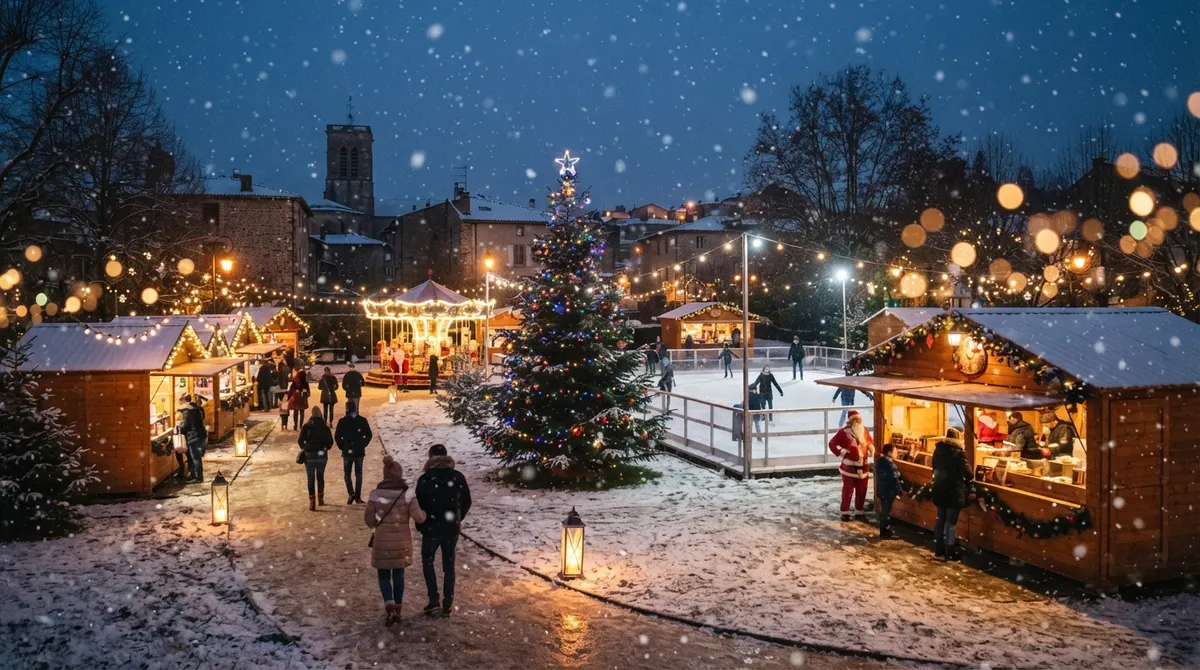 jardin de noël Pia, Pia