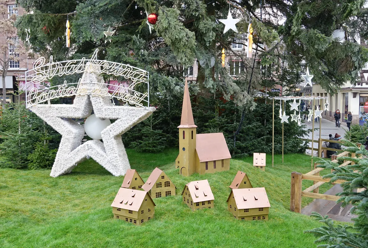Le Grand Sapin de la place Kléber à Strasbourg