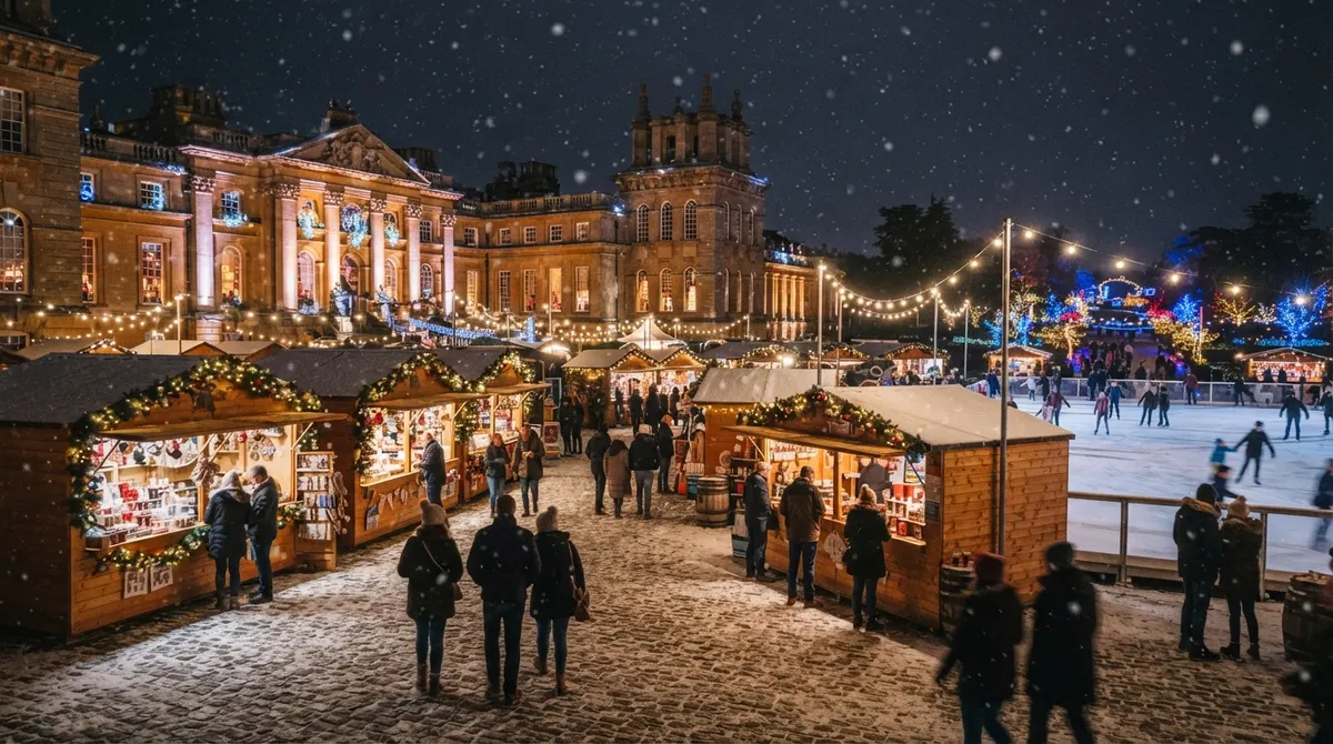 Blenheim Palace Christmas Market, Woodstock