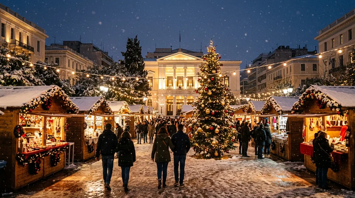 Kotzia Square Christmas Market, Athens