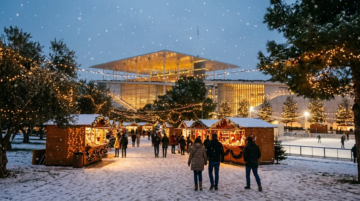 Christmas World of the SNFCC, Athens
