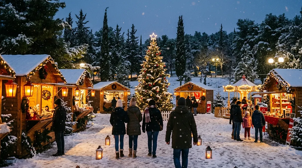 Experiential Christmas Village at Paradise Park, Athens