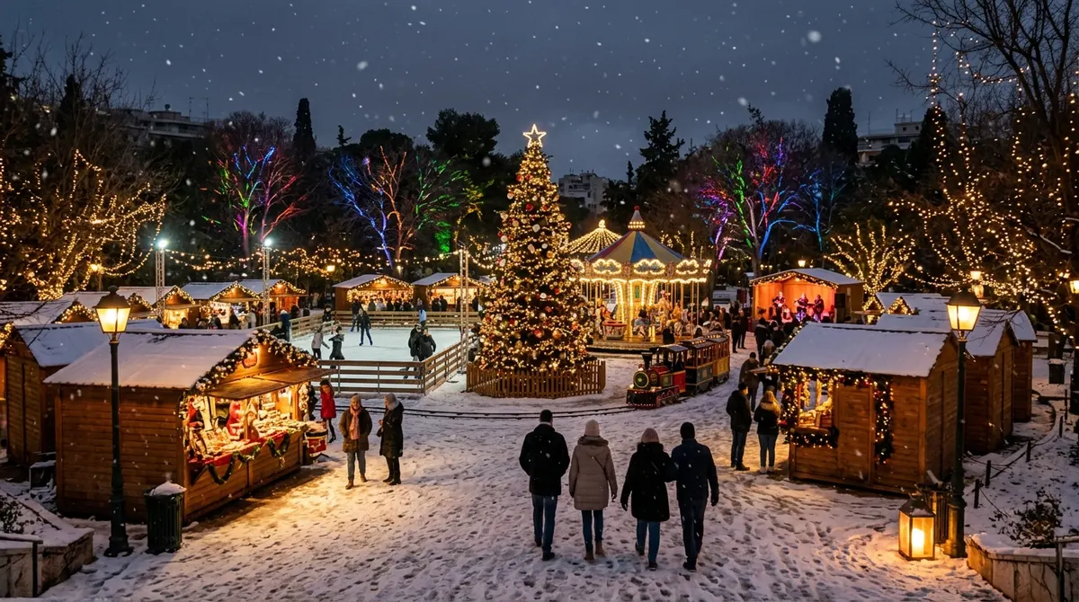 Xmas Village Attica, Athens