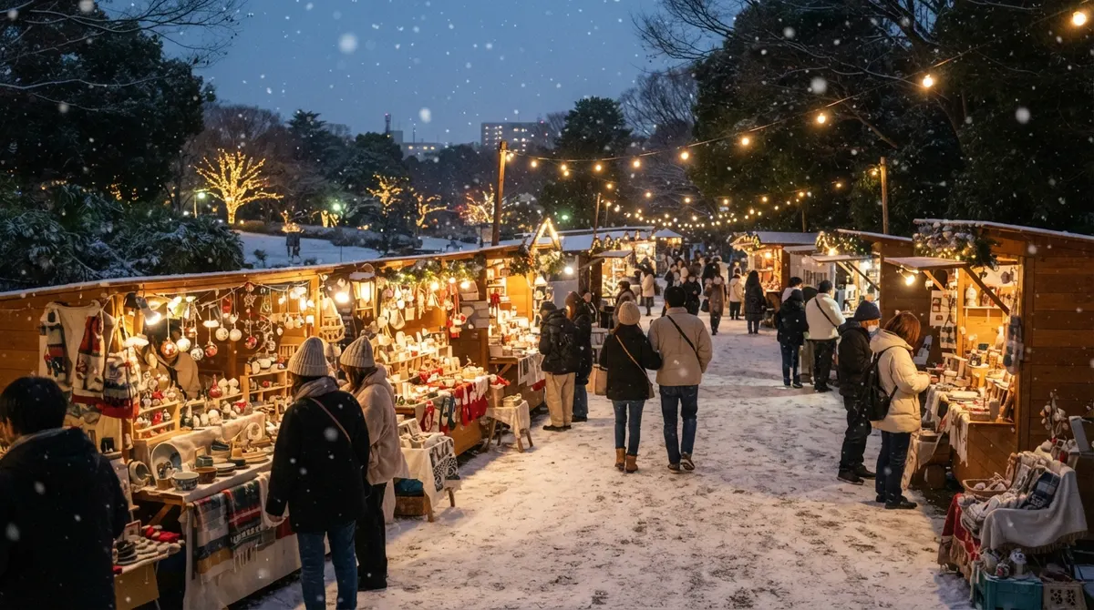 クリスマスナイトマーケット in 千葉公園, 千葉