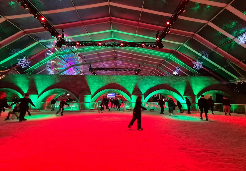 Schaatsbaan van Magisch Maastricht op het Vrijthof, tweede beeld (2022)