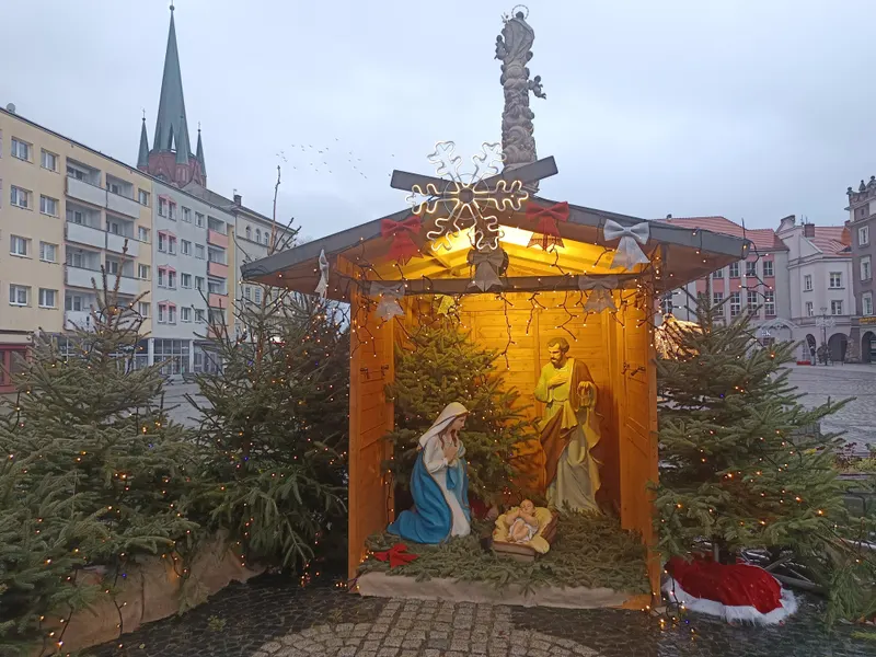 Szopka bożonarodzeniowa na Rynku w Raciborzu