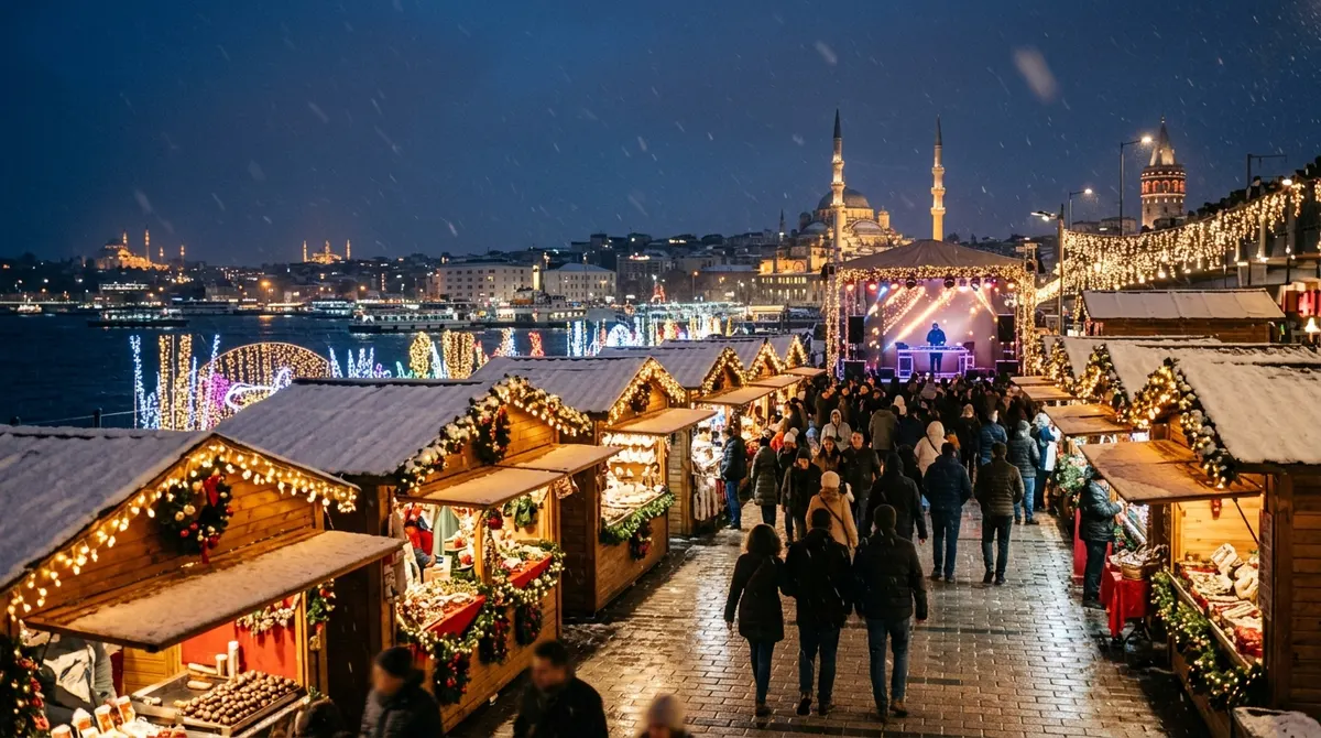 Galataport Christmas Market (Bosphorus Winter), Istanbul